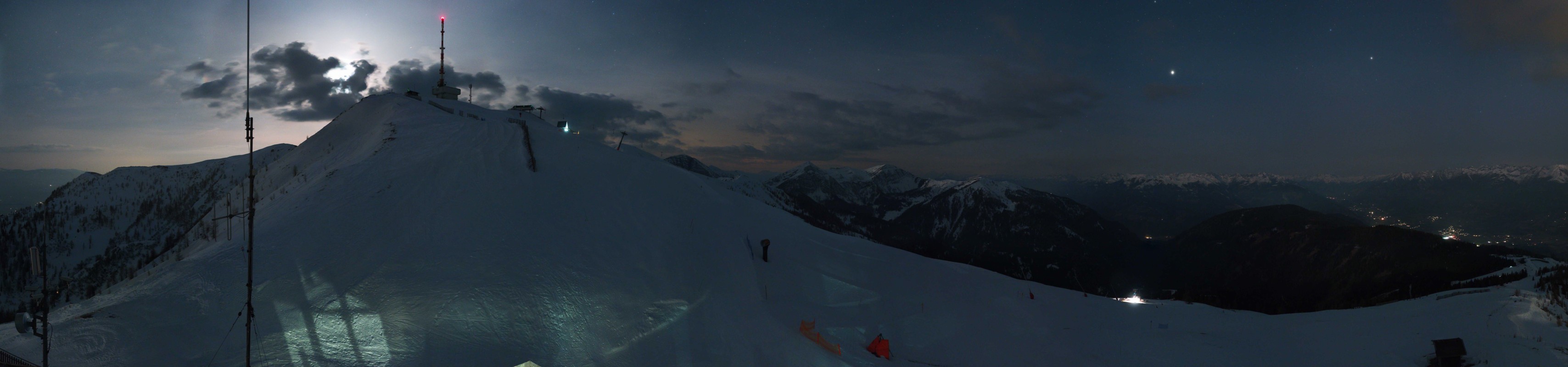 Archiv Foto Webcam Goldeck: Panoramablick Gipfel