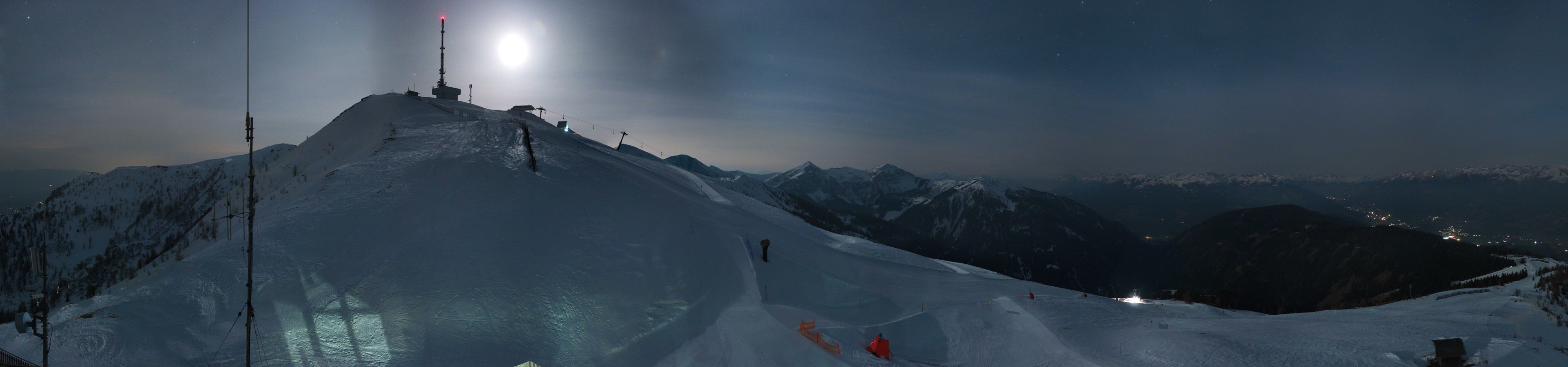 Archiv Foto Webcam Goldeck: Panoramablick Gipfel