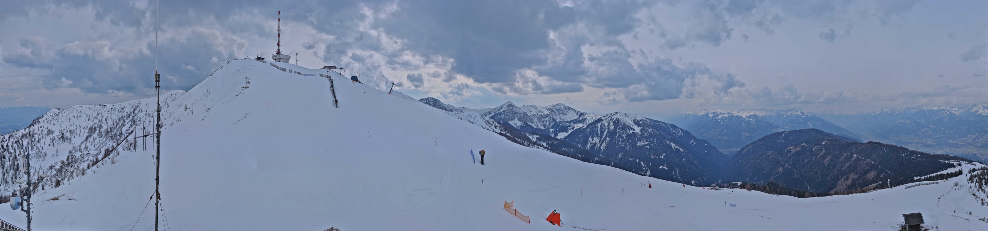 Archiv Foto Webcam Goldeck: Panoramablick Gipfel