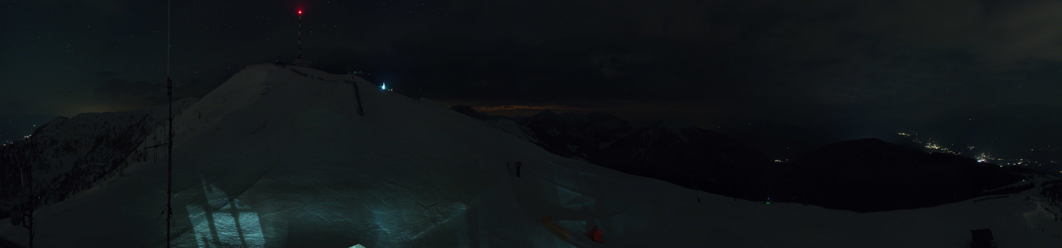 Archiv Foto Webcam Goldeck: Panoramablick Gipfel