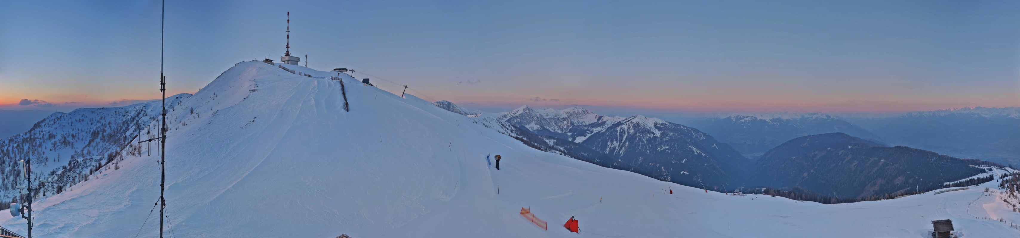 Archiv Foto Webcam Goldeck: Panoramablick Gipfel