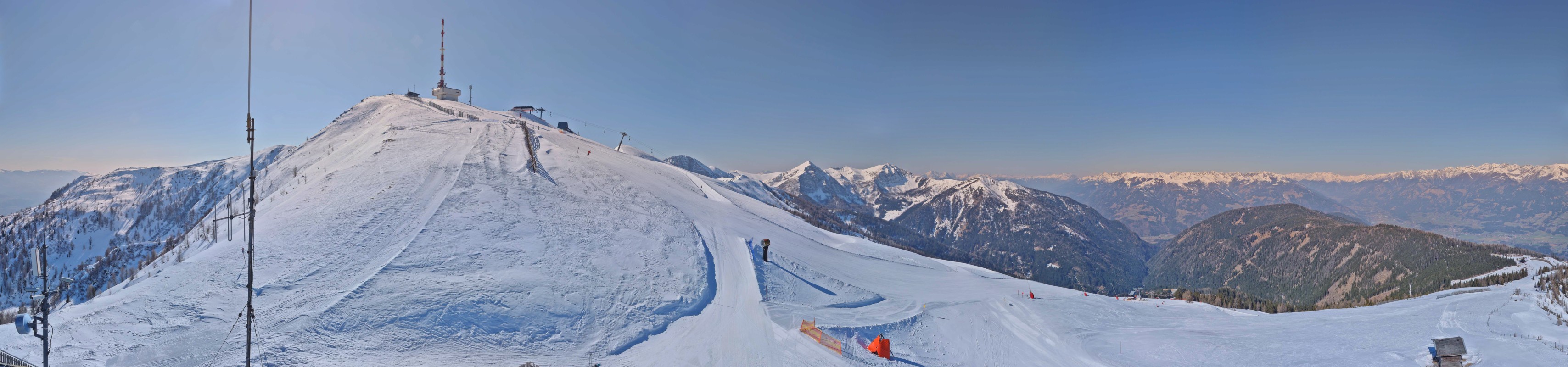 Archiv Foto Webcam Goldeck: Panoramablick Gipfel