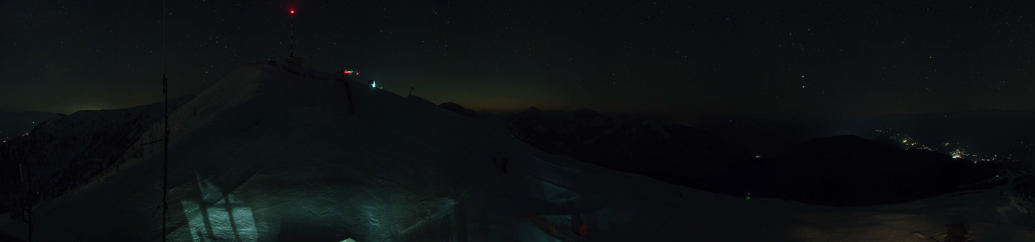 Archiv Foto Webcam Goldeck: Panoramablick Gipfel