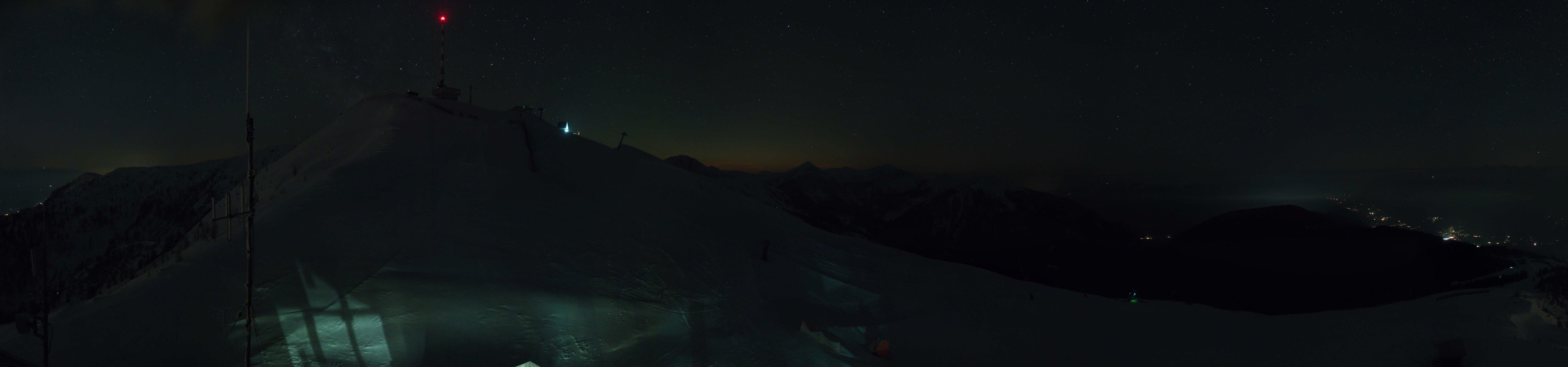 Archiv Foto Webcam Goldeck: Panoramablick Gipfel