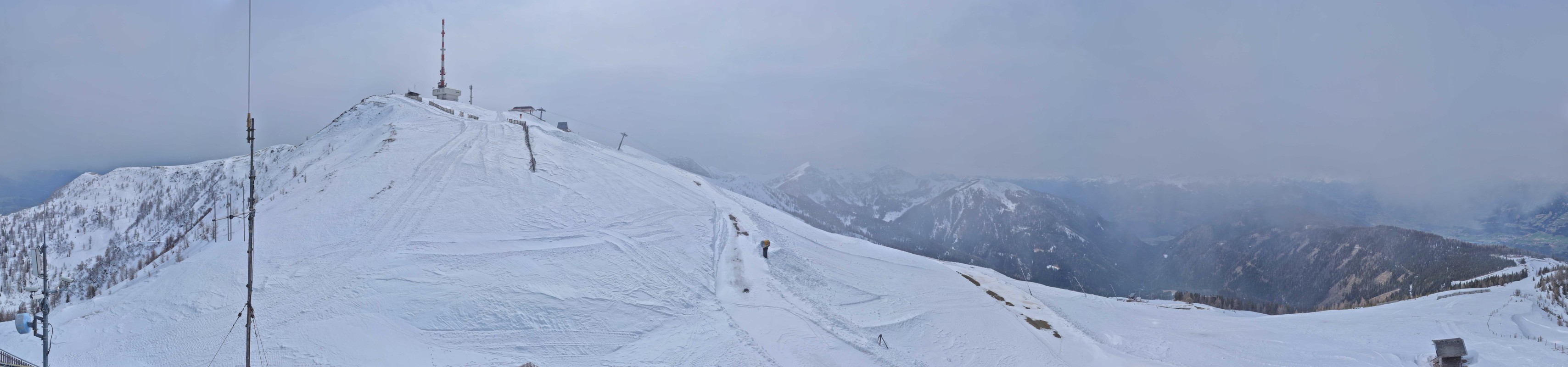 Archiv Foto Webcam Goldeck: Panoramablick Gipfel