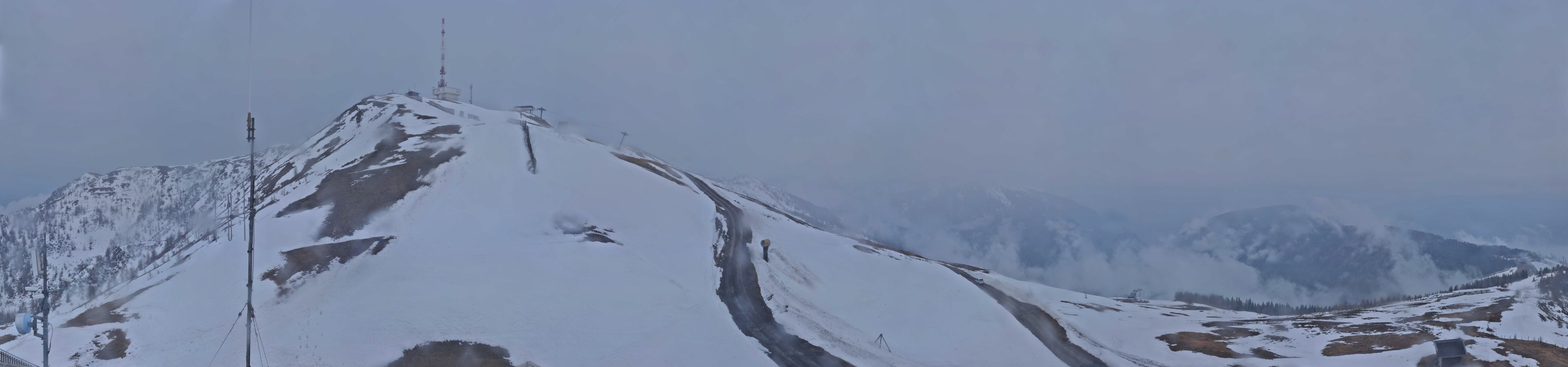 Archiv Foto Webcam Goldeck: Panoramablick Gipfel