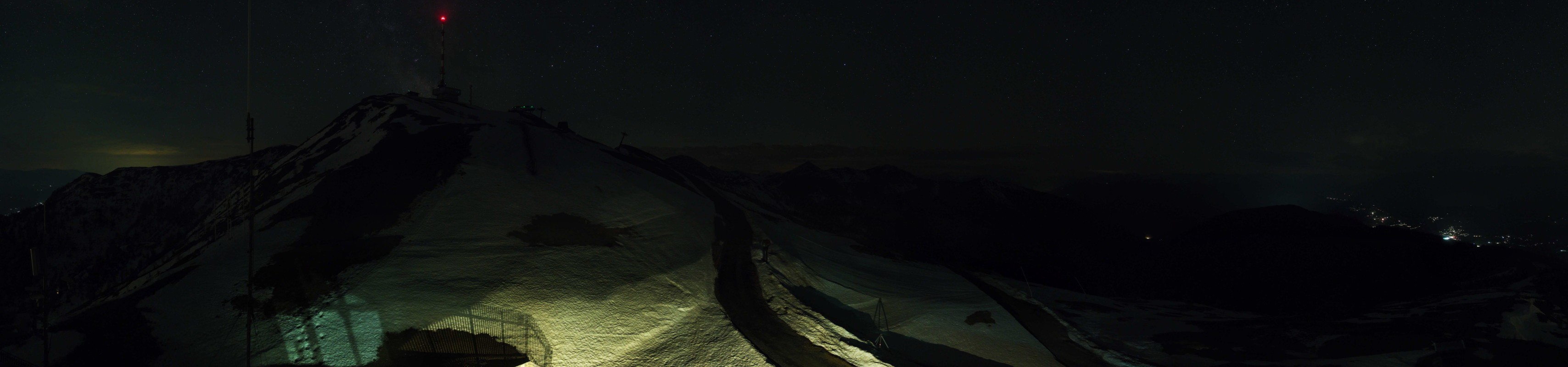 Archiv Foto Webcam Goldeck: Panoramablick Gipfel