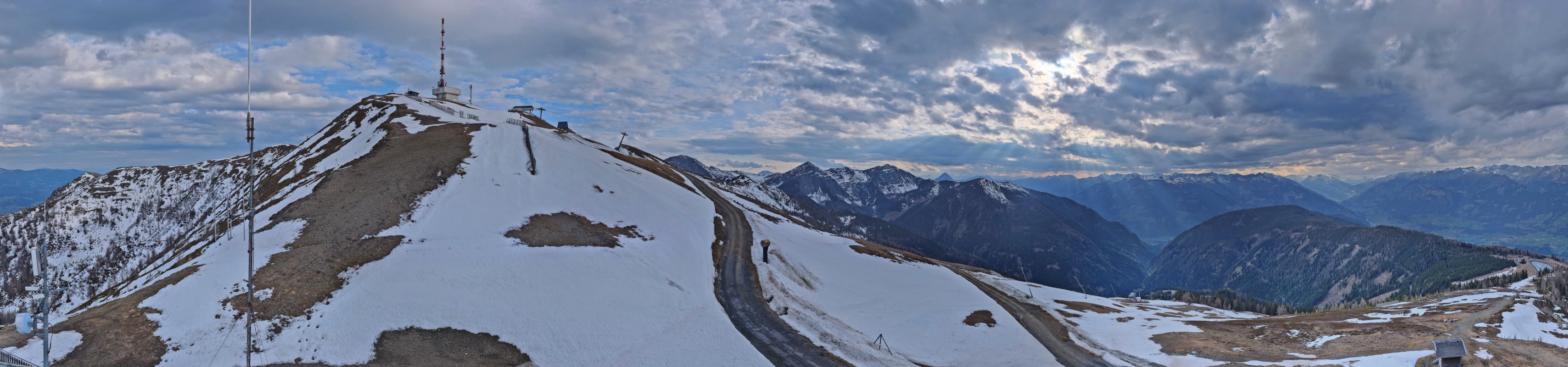 Archiv Foto Webcam Goldeck: Panoramablick Gipfel