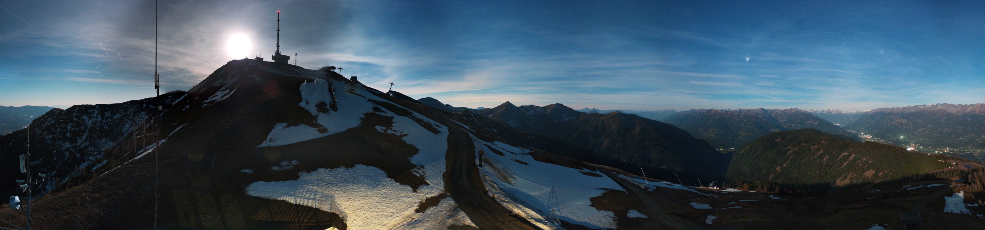 Archiv Foto Webcam Goldeck: Panoramablick Gipfel