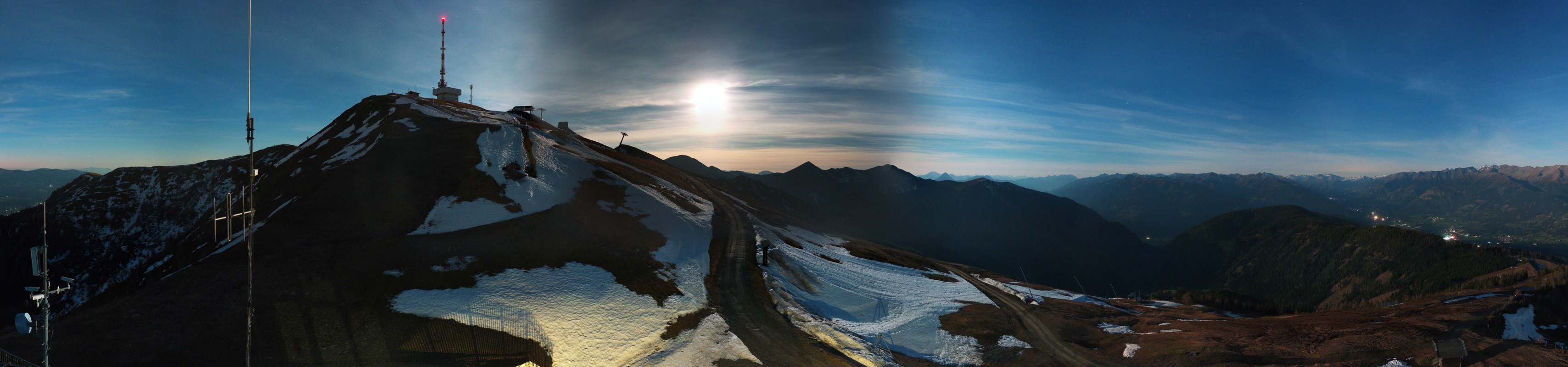 Archiv Foto Webcam Goldeck: Panoramablick Gipfel