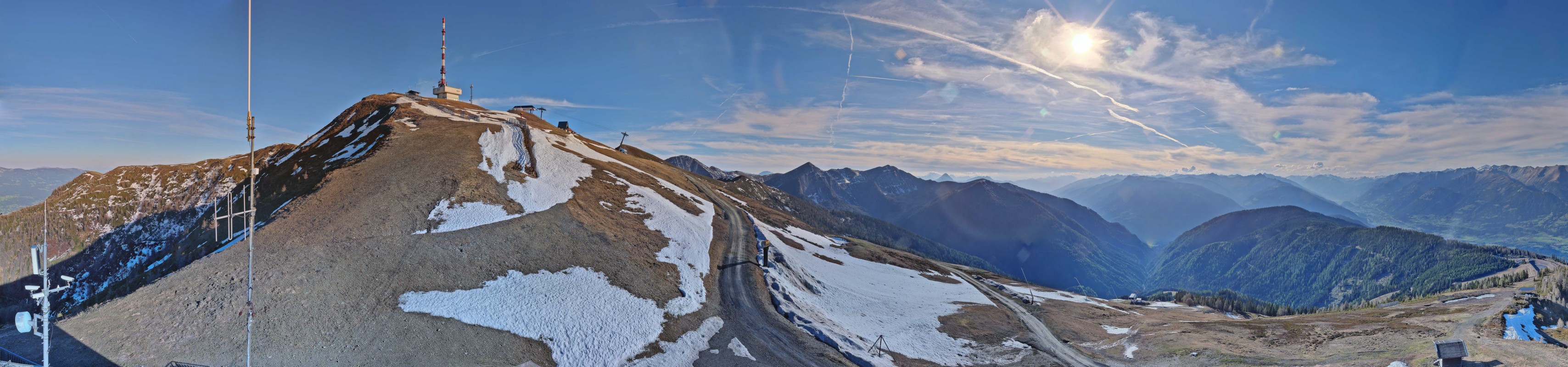Archiv Foto Webcam Goldeck: Panoramablick Gipfel