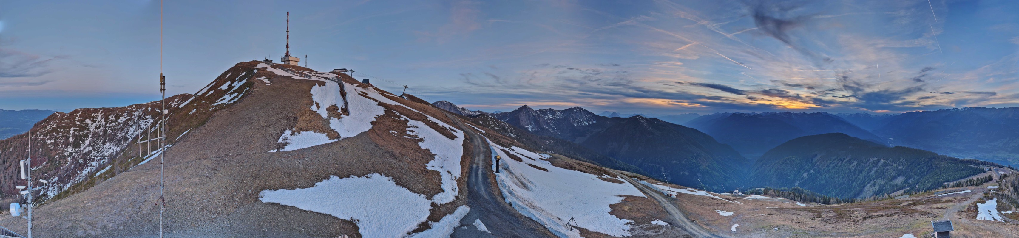 Archiv Foto Webcam Goldeck: Panoramablick Gipfel