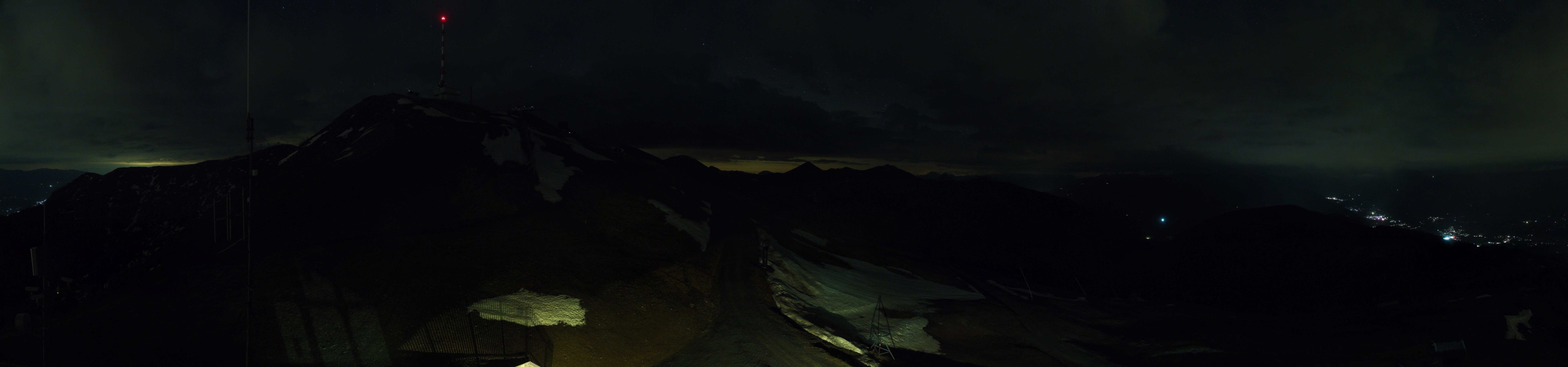Archiv Foto Webcam Goldeck: Panoramablick Gipfel