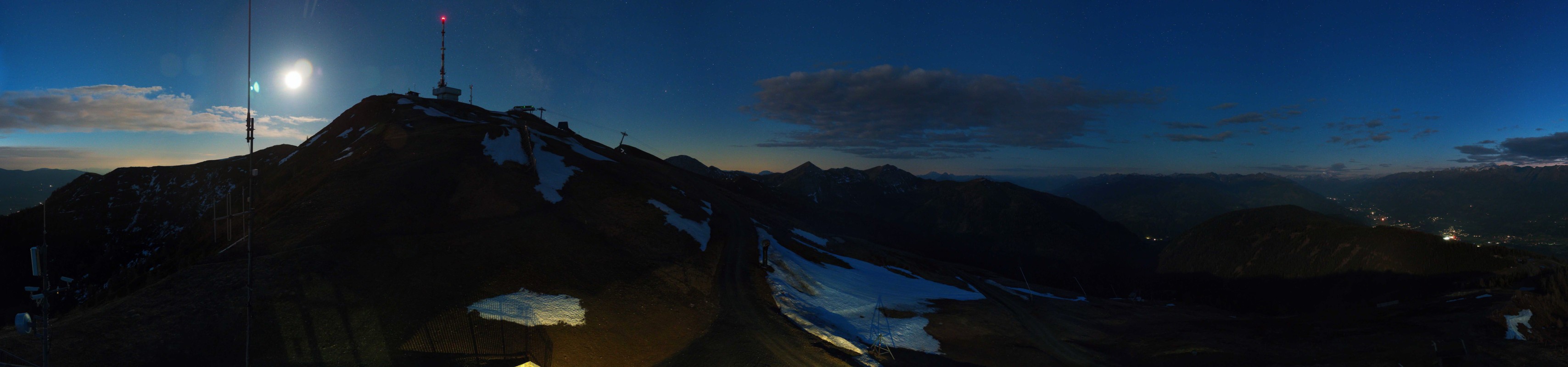 Archiv Foto Webcam Goldeck: Panoramablick Gipfel