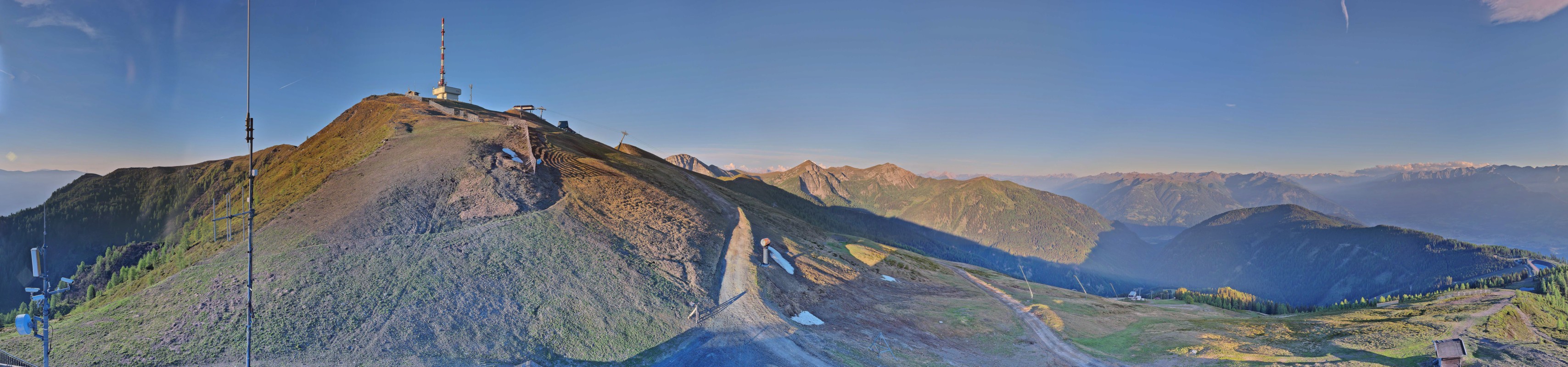 Archiv Foto Webcam Goldeck: Panoramablick Gipfel