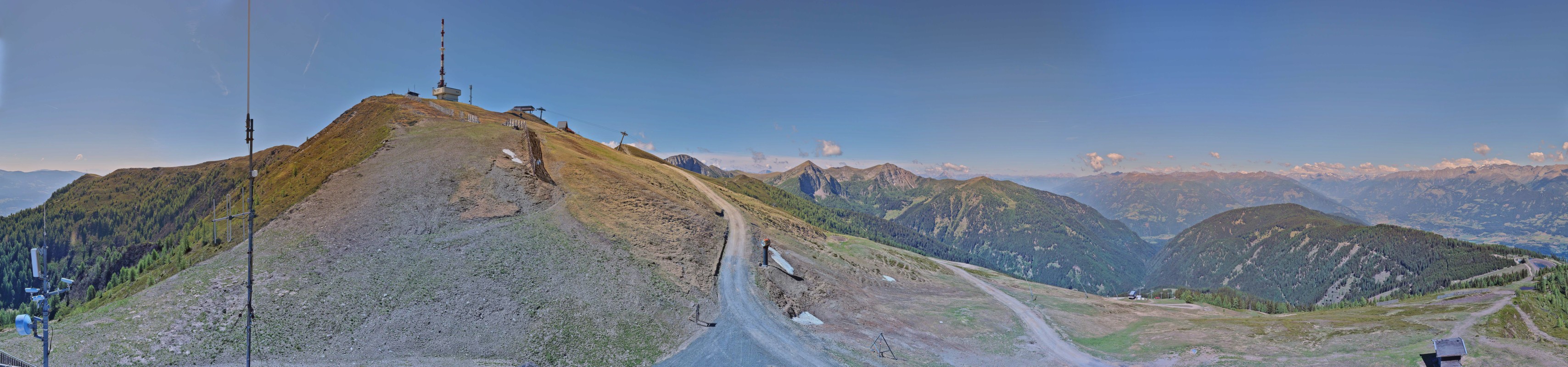 Archiv Foto Webcam Goldeck: Panoramablick Gipfel