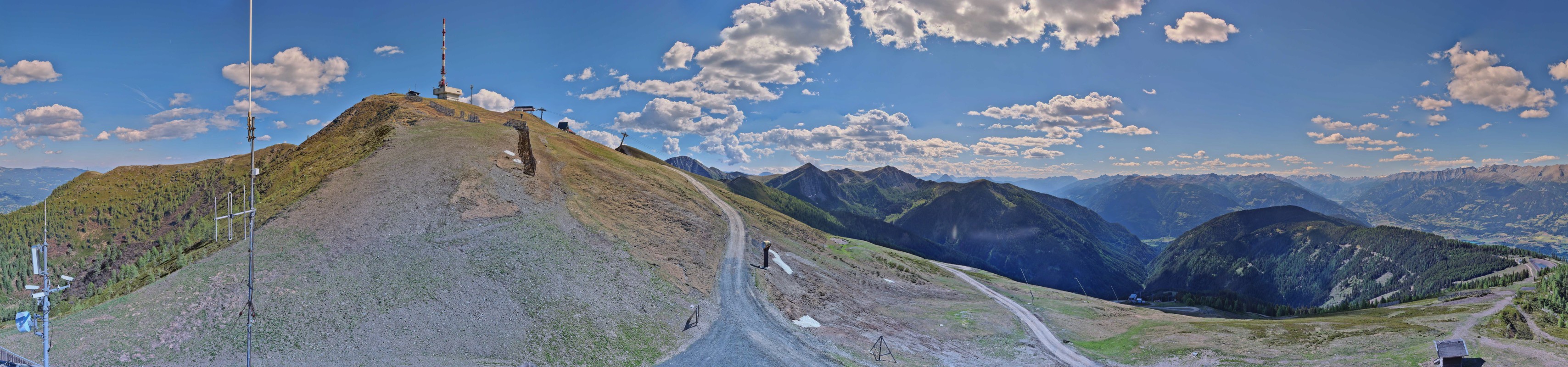 Archiv Foto Webcam Goldeck: Panoramablick Gipfel