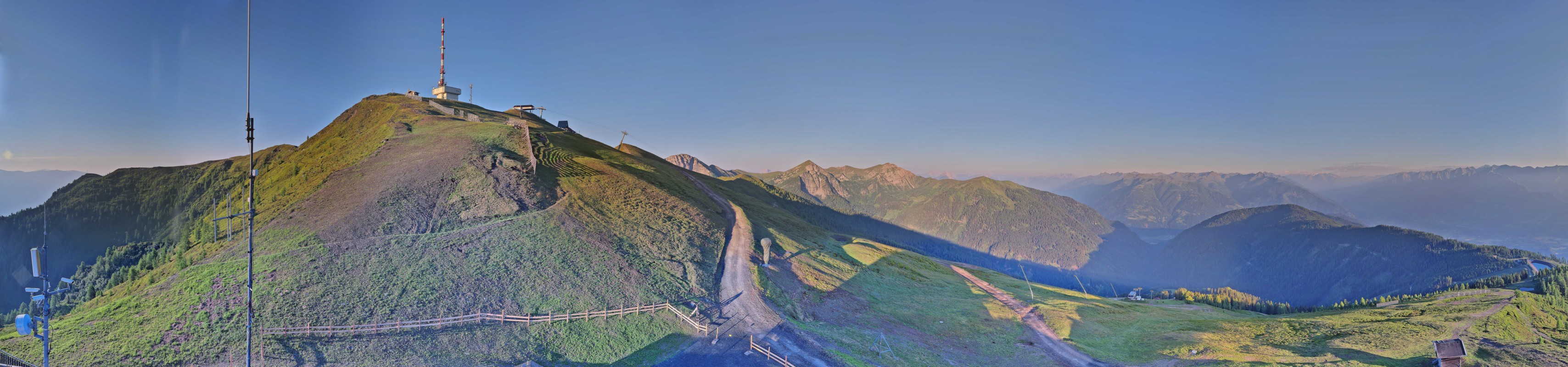 Archiv Foto Webcam Goldeck: Panoramablick Gipfel