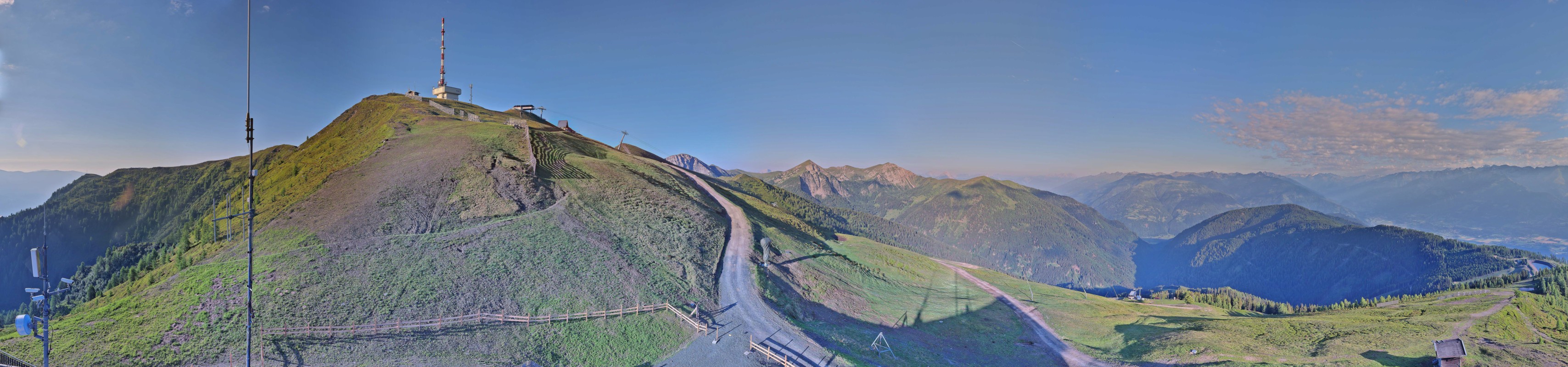 Archiv Foto Webcam Goldeck: Panoramablick Gipfel