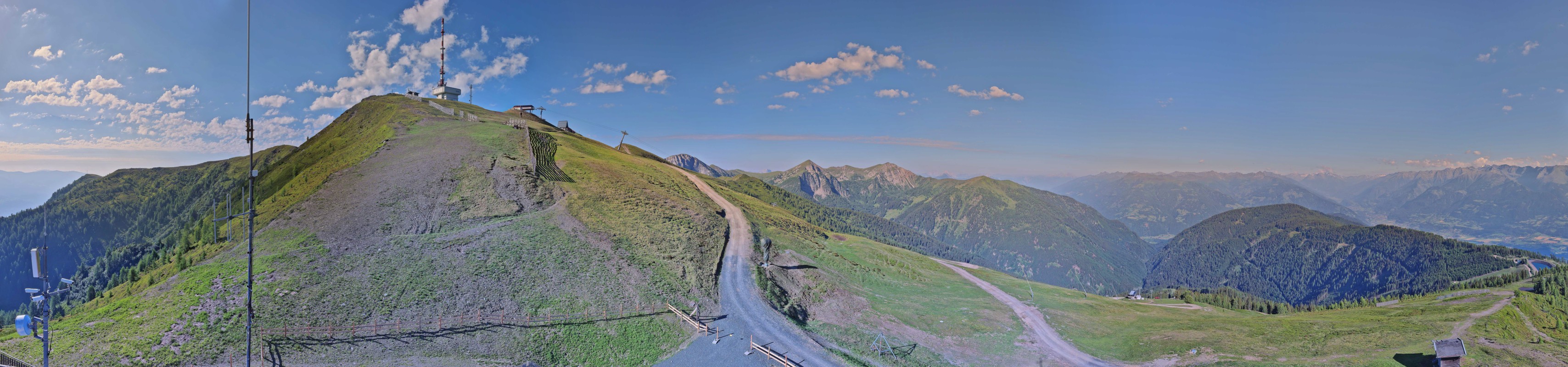 Archiv Foto Webcam Goldeck: Panoramablick Gipfel