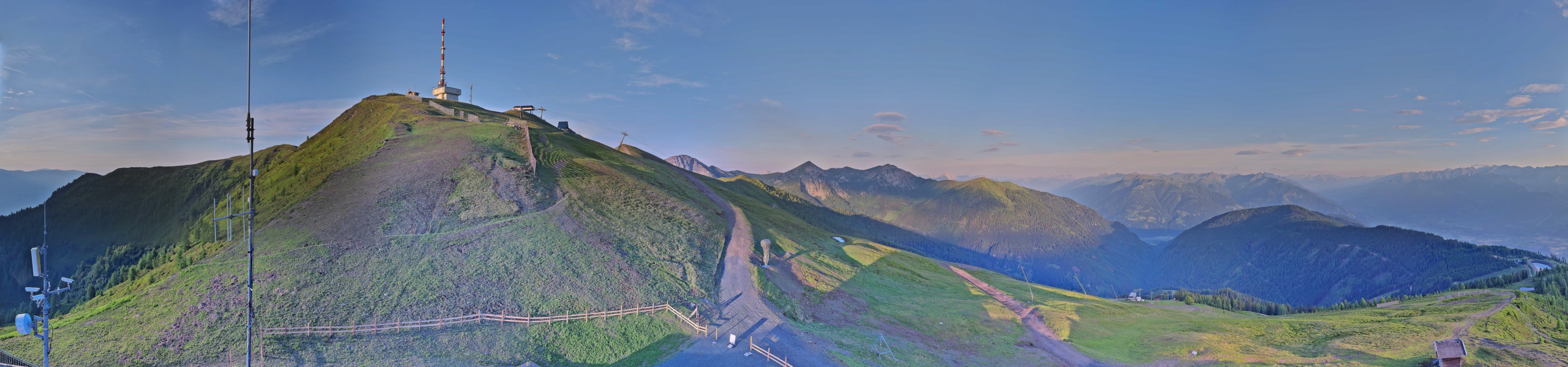 Archiv Foto Webcam Goldeck: Panoramablick Gipfel