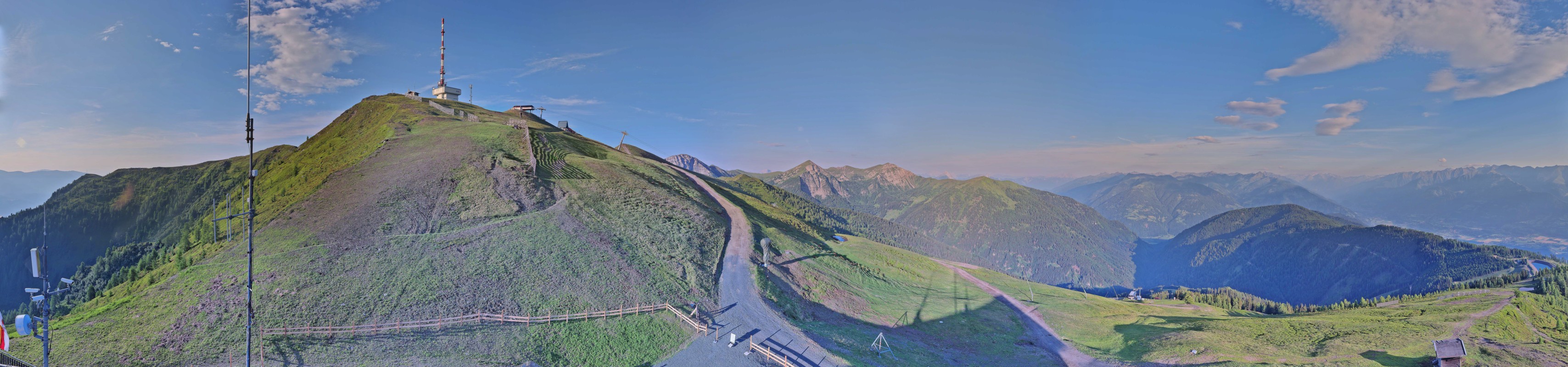 Archiv Foto Webcam Goldeck: Panoramablick Gipfel