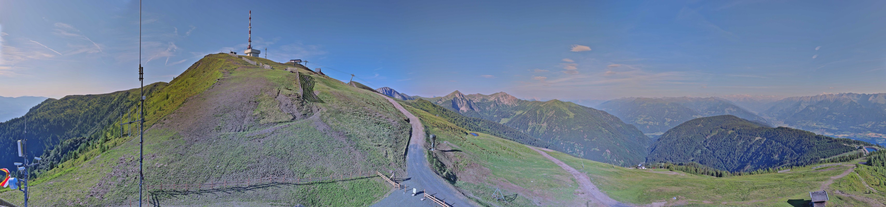 Archiv Foto Webcam Goldeck: Panoramablick Gipfel