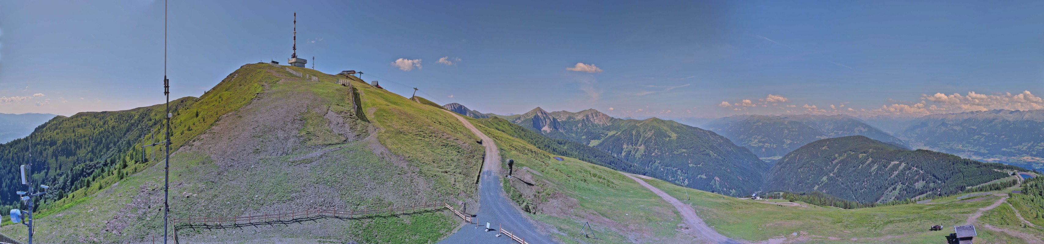 Archiv Foto Webcam Goldeck: Panoramablick Gipfel