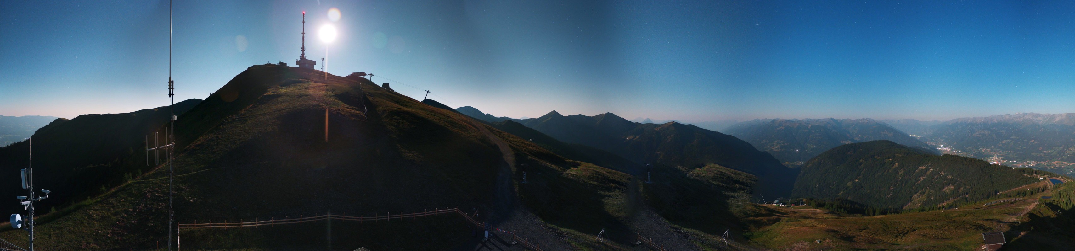 Archiv Foto Webcam Goldeck: Panoramablick Gipfel