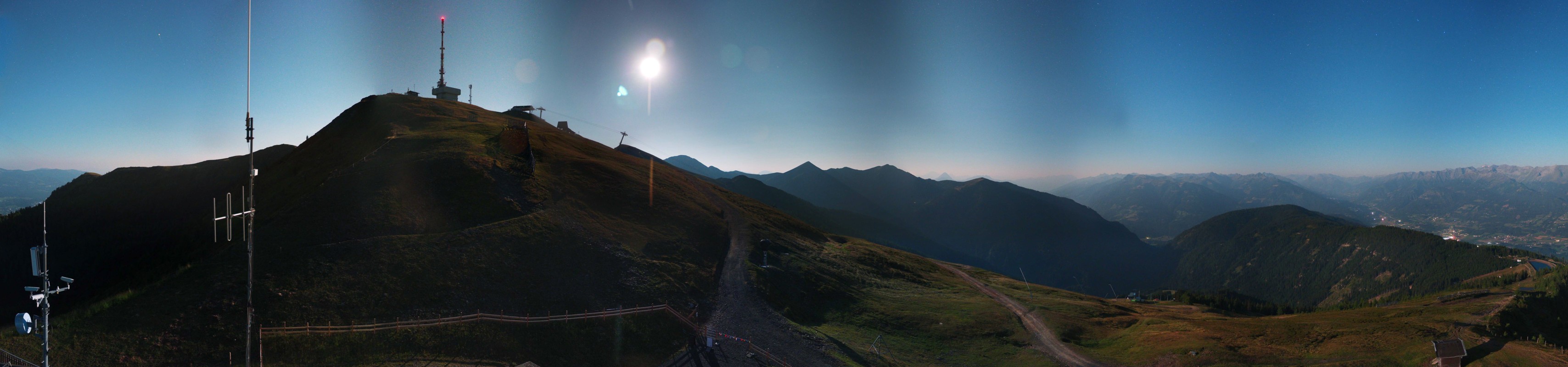Archiv Foto Webcam Goldeck: Panoramablick Gipfel