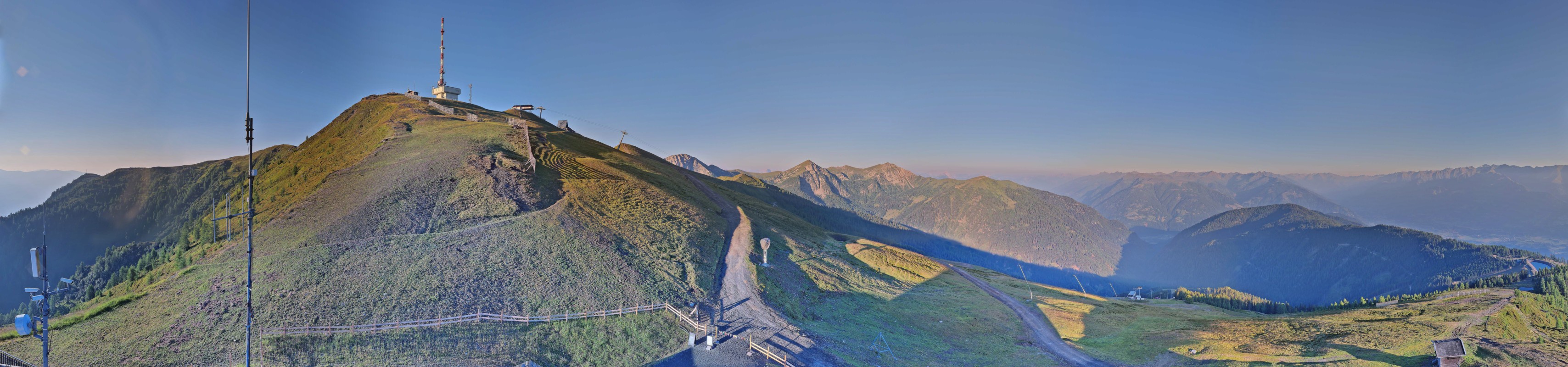 Archiv Foto Webcam Goldeck: Panoramablick Gipfel