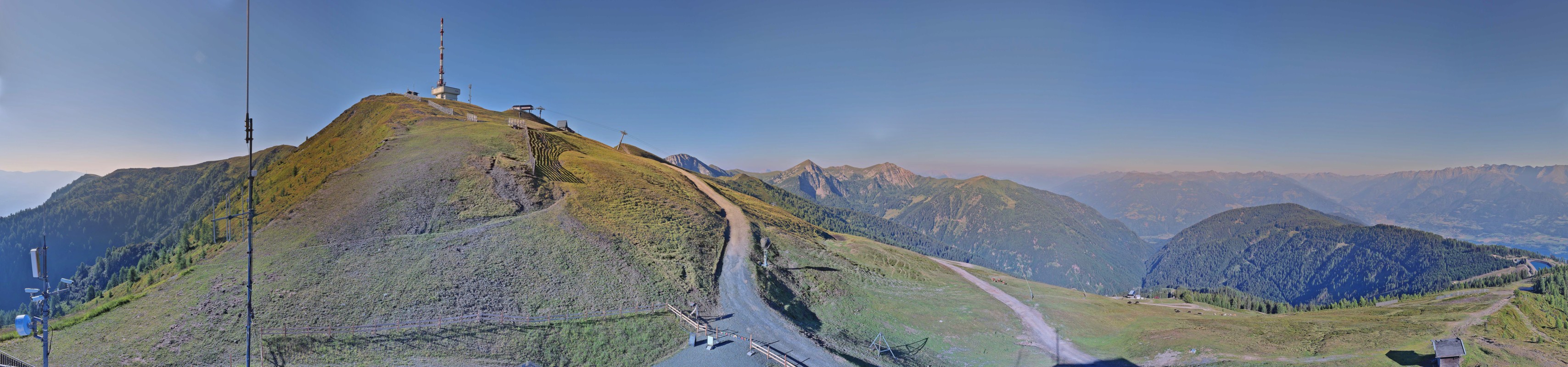 Archiv Foto Webcam Goldeck: Panoramablick Gipfel