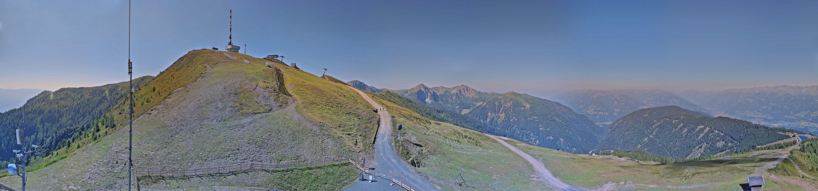 Archiv Foto Webcam Goldeck: Panoramablick Gipfel