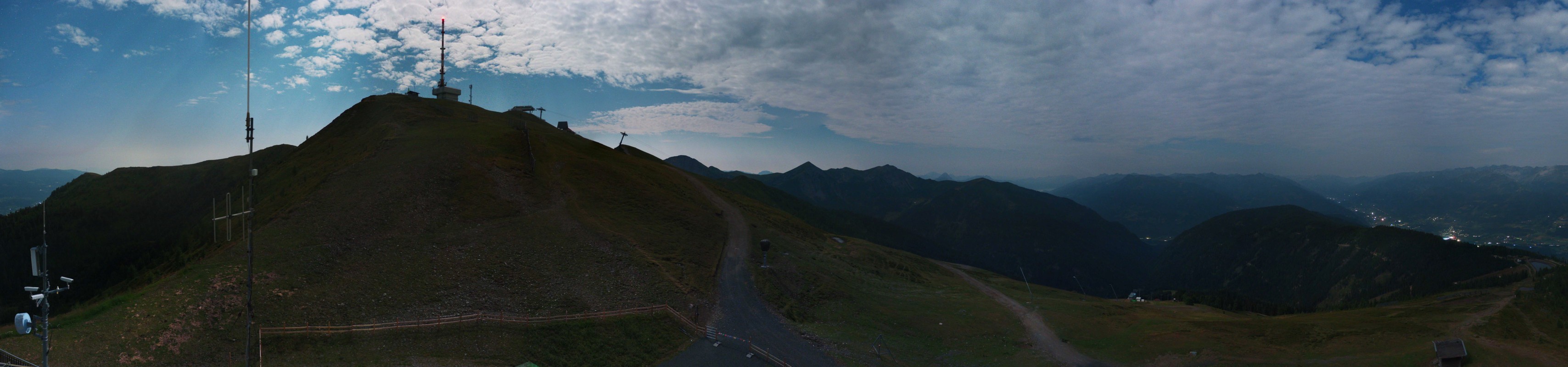 Archiv Foto Webcam Goldeck: Panoramablick Gipfel