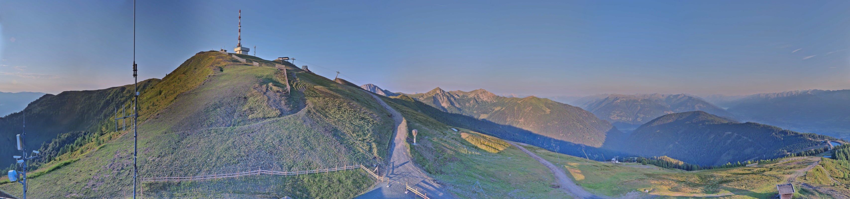 Archiv Foto Webcam Goldeck: Panoramablick Gipfel