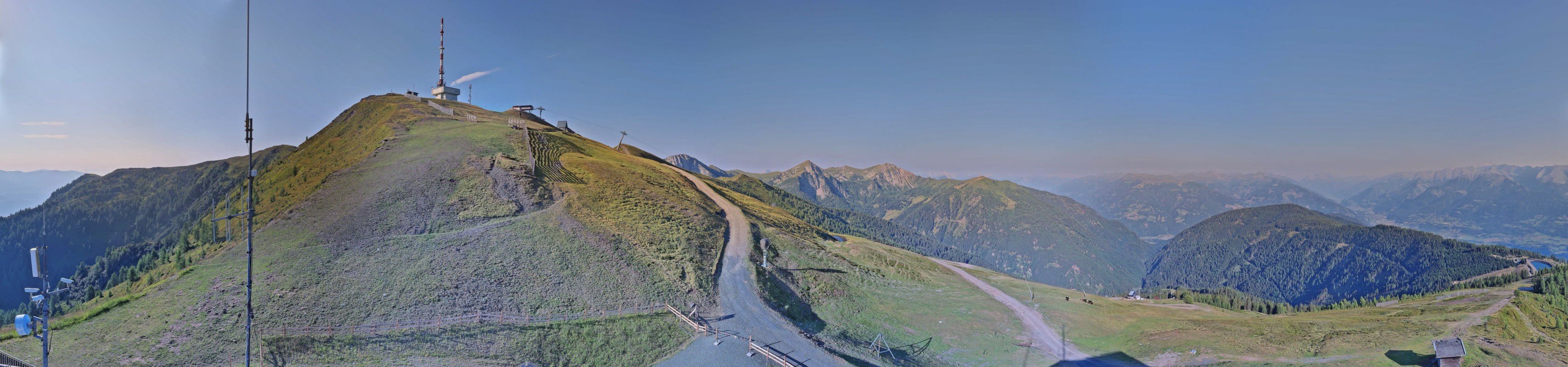 Archiv Foto Webcam Goldeck: Panoramablick Gipfel