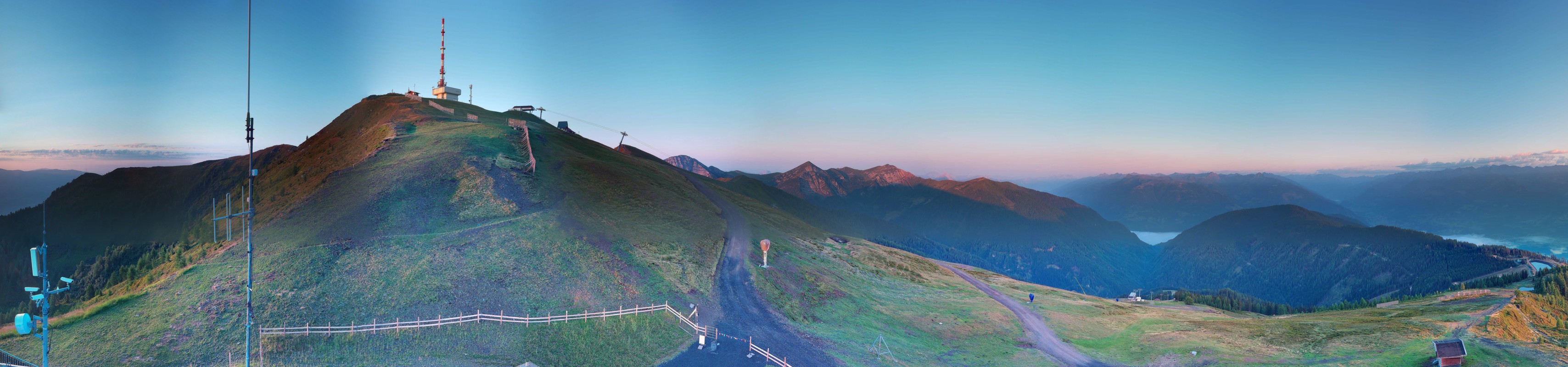 Archiv Foto Webcam Goldeck: Panoramablick Gipfel
