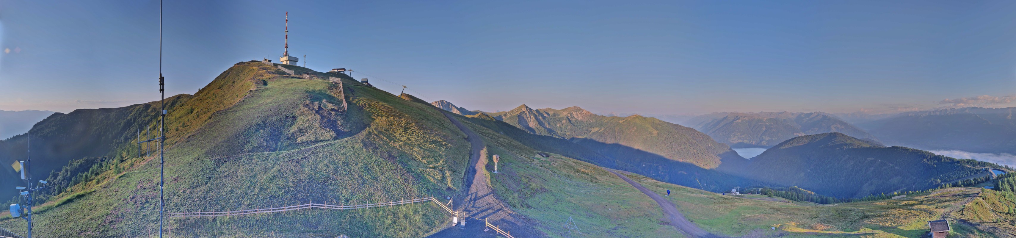 Archiv Foto Webcam Goldeck: Panoramablick Gipfel