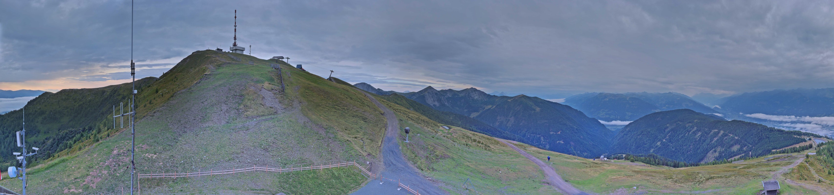 Archiv Foto Webcam Goldeck: Panoramablick Gipfel