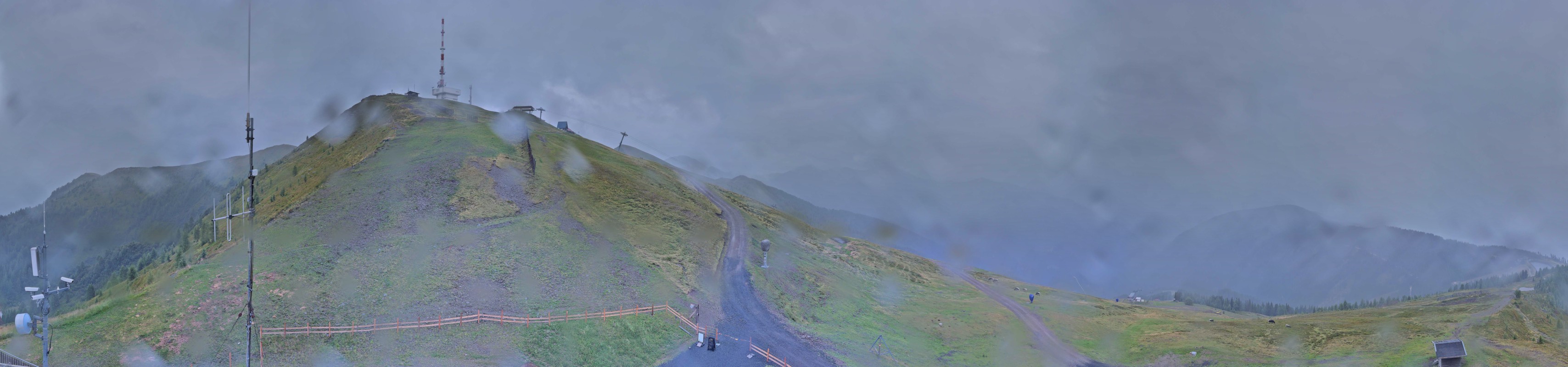 Archiv Foto Webcam Goldeck: Panoramablick Gipfel