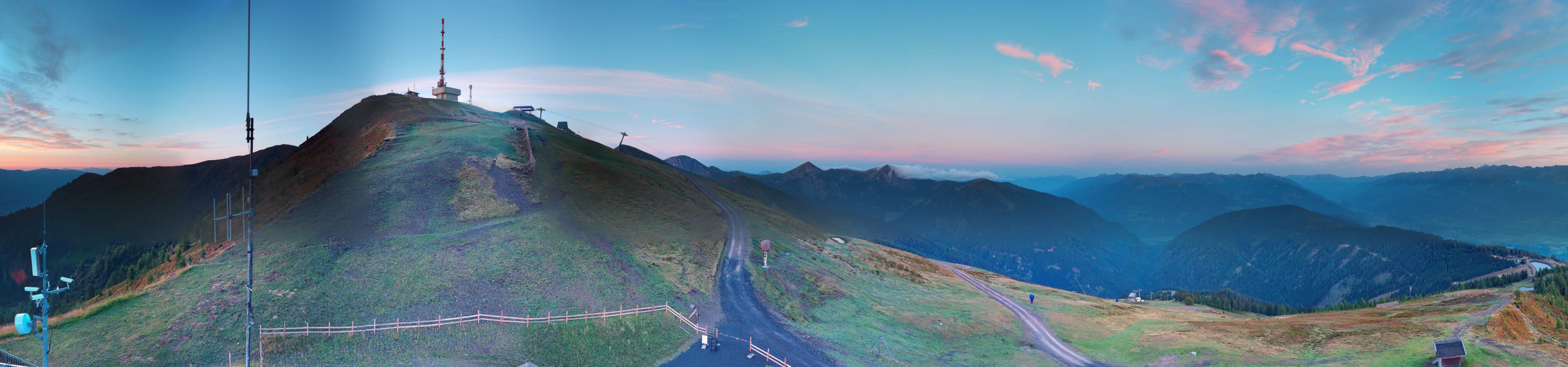 Archiv Foto Webcam Goldeck: Panoramablick Gipfel