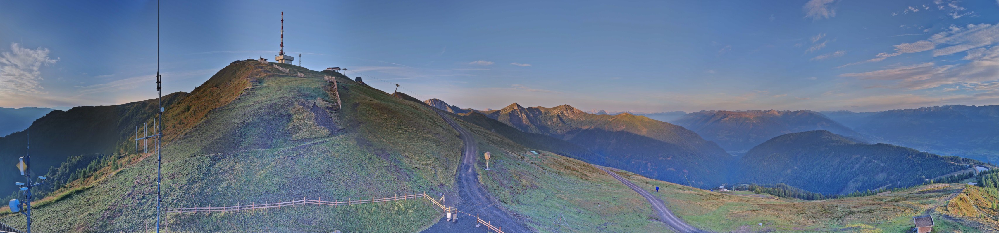 Archiv Foto Webcam Goldeck: Panoramablick Gipfel