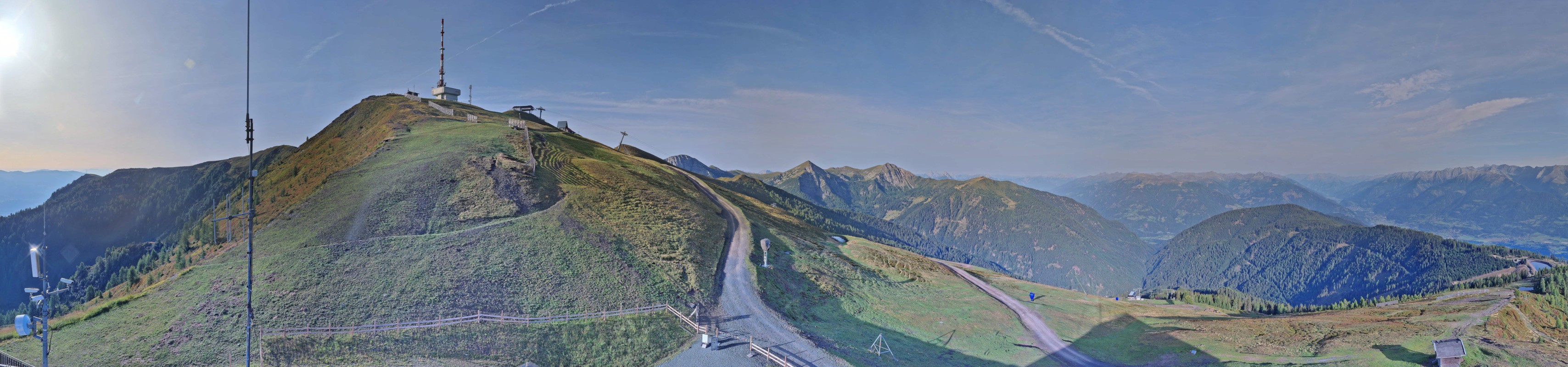 Archiv Foto Webcam Goldeck: Panoramablick Gipfel