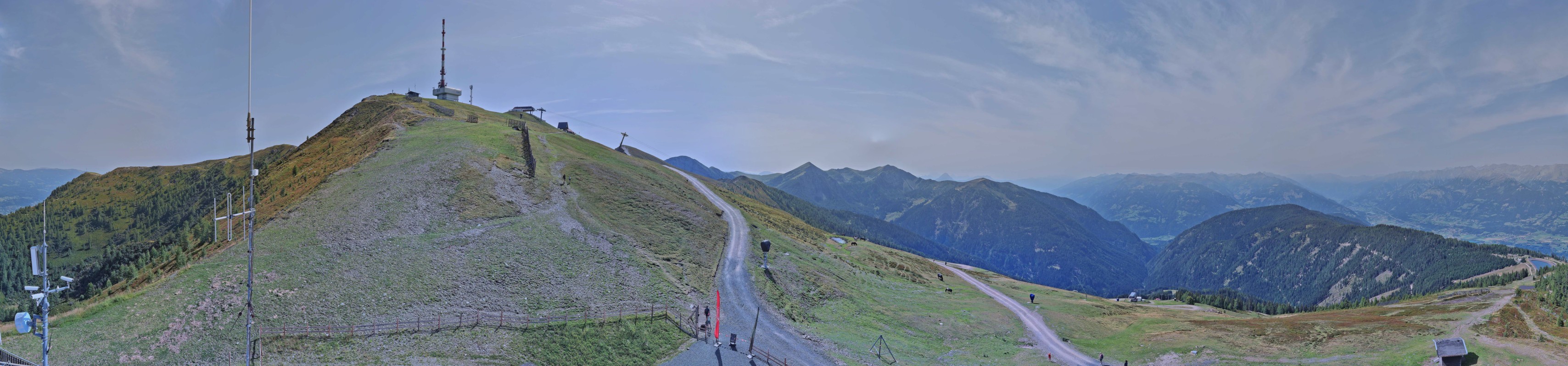 Archiv Foto Webcam Goldeck: Panoramablick Gipfel