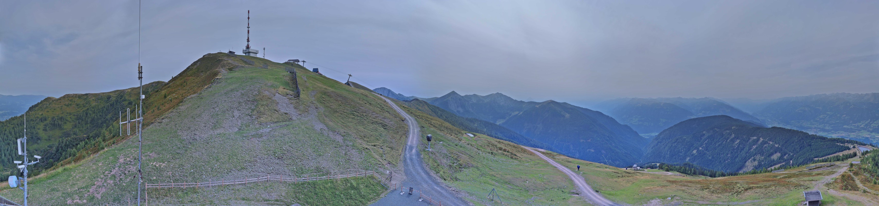 Archiv Foto Webcam Goldeck: Panoramablick Gipfel