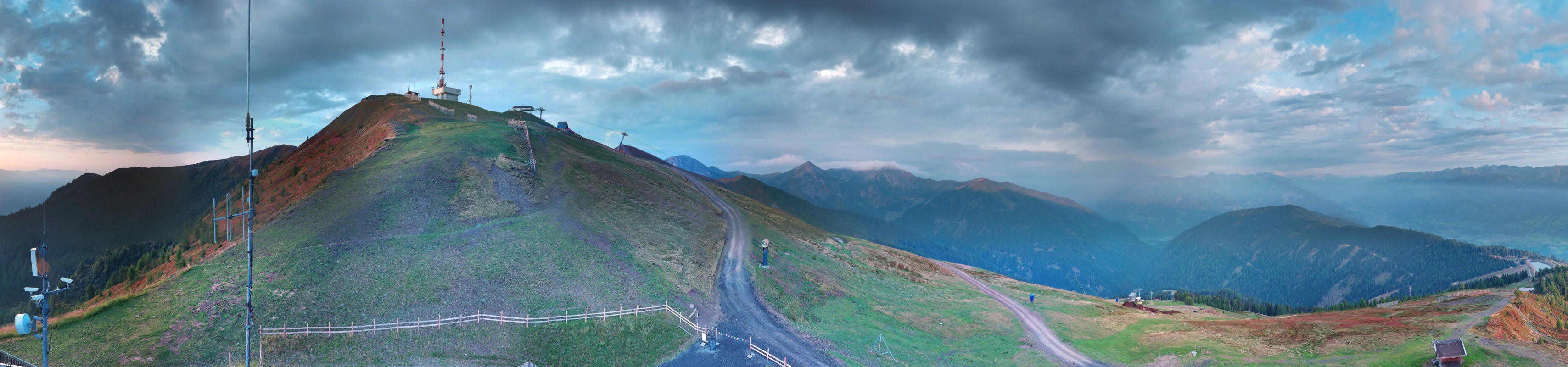 Archiv Foto Webcam Goldeck: Panoramablick Gipfel