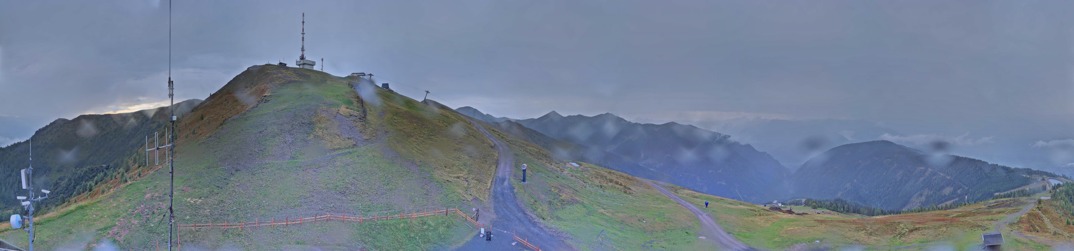 Archiv Foto Webcam Goldeck: Panoramablick Gipfel