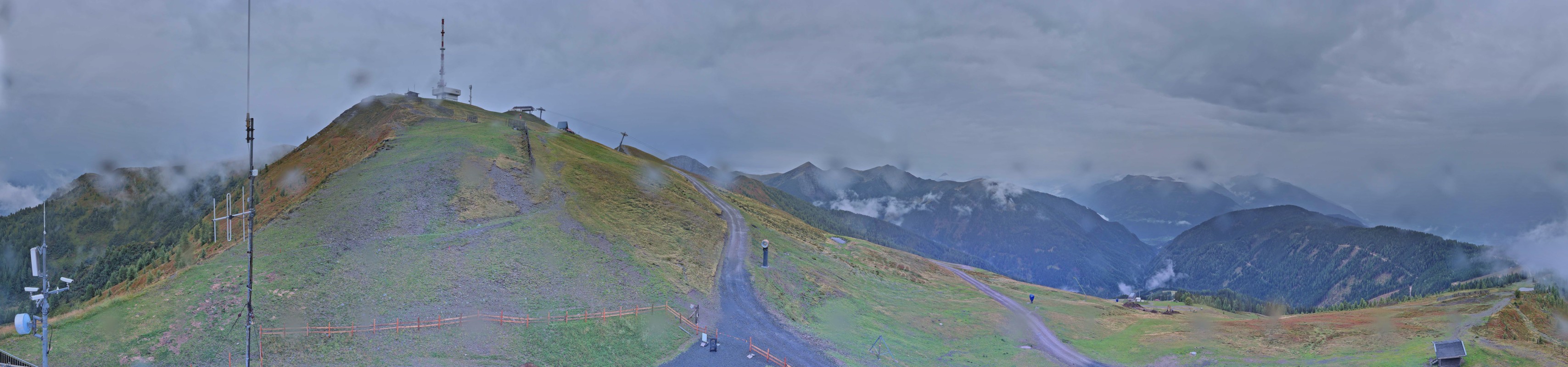 Archiv Foto Webcam Goldeck: Panoramablick Gipfel