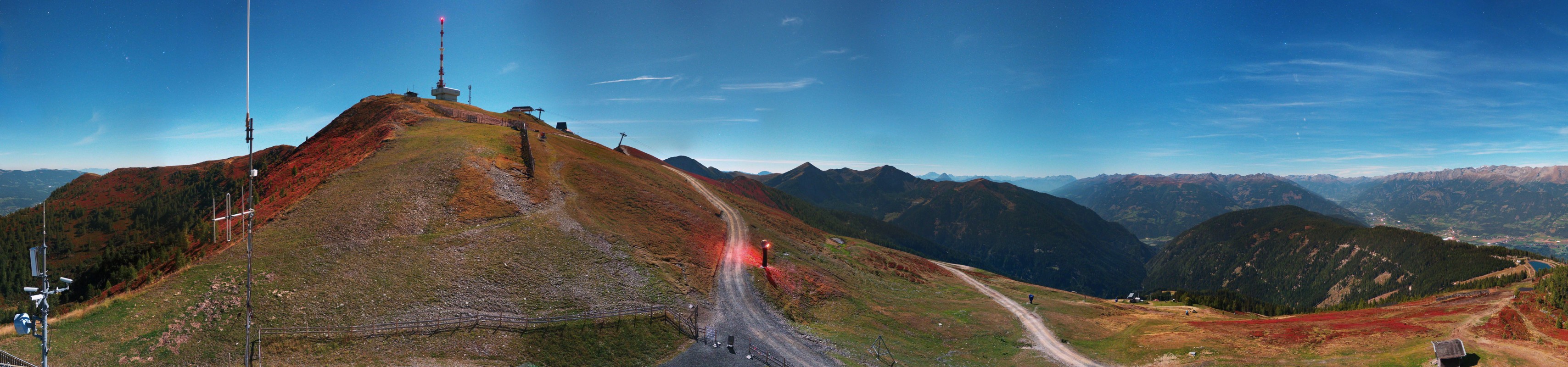 Archiv Foto Webcam Goldeck: Panoramablick Gipfel