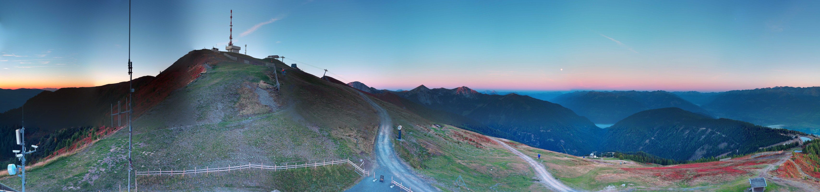 Archiv Foto Webcam Goldeck: Panoramablick Gipfel